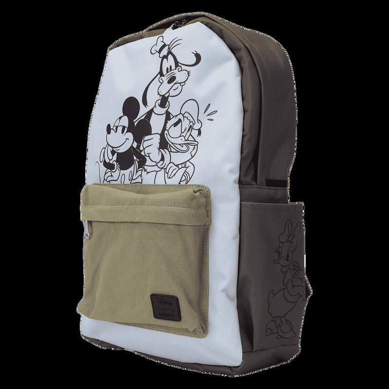 Loungefly Mickey & Friends Canvas Full-Size Backpack