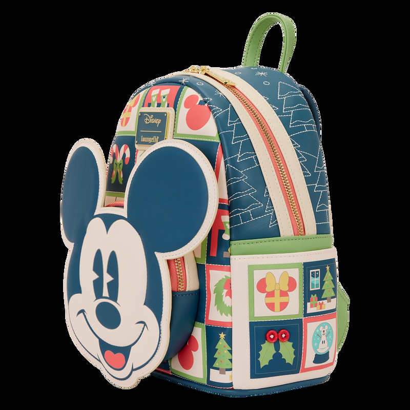 Loungefly Mickey Mouse Holiday Mini Backpack
