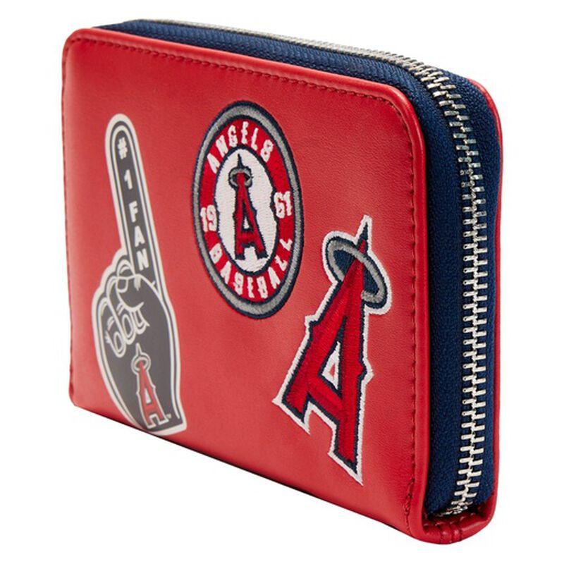 Loungefly MLB LA Angels Patches Zip Around Wallet