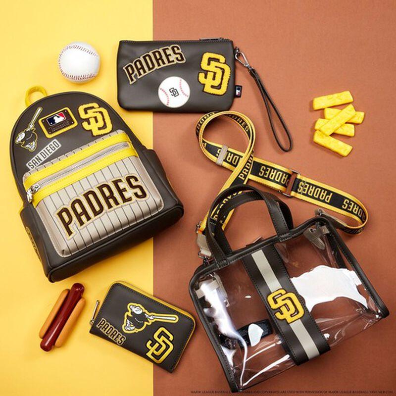 loungefly MLB SD Padres Patches Zip Around Wallet