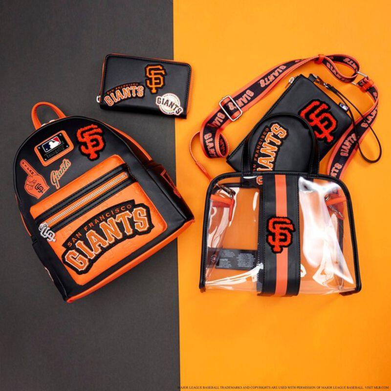 loungefly MLB SF Giants Patches Zip Around Wallet
