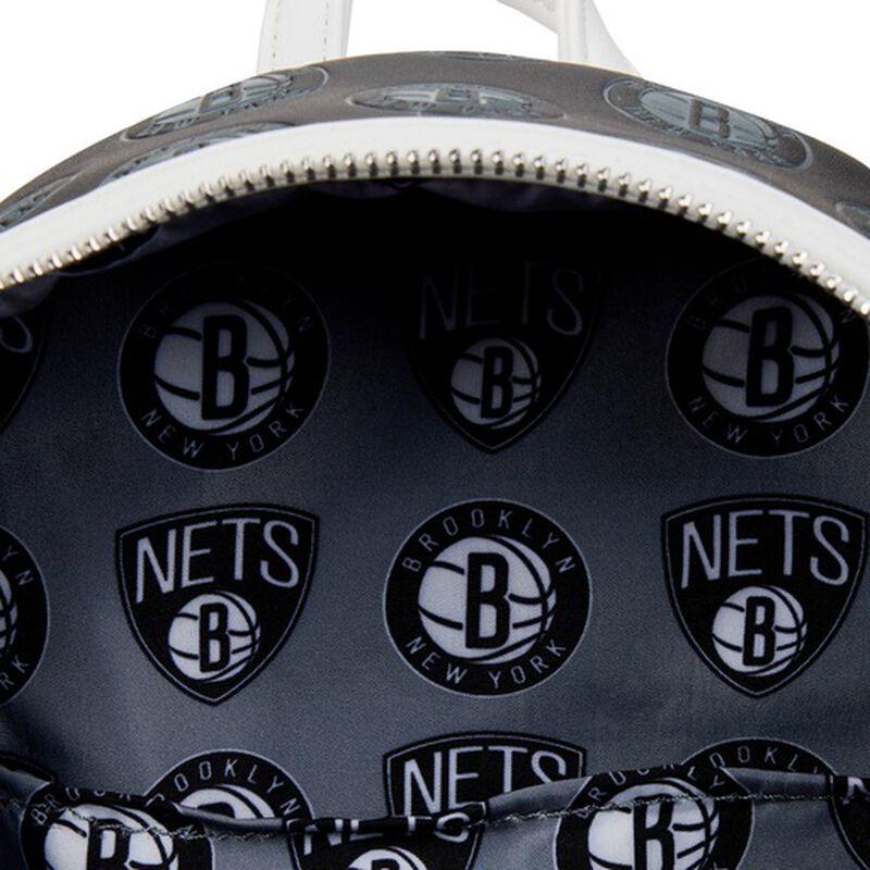 Loungefly NBA Brooklyn Nets Logo Mini Backpack
