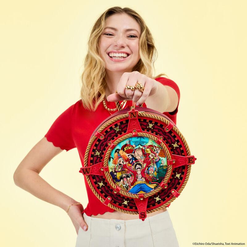 loungefly One Piece Compass Figural Mini Backpack