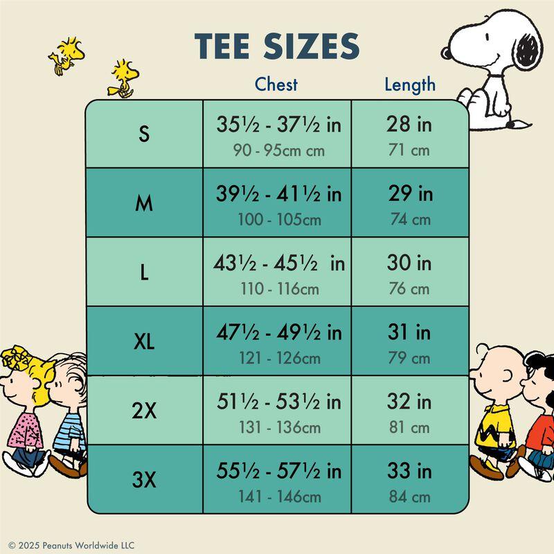 Loungefly Peanuts Snoopy & Gang Unisex Ringer Tee