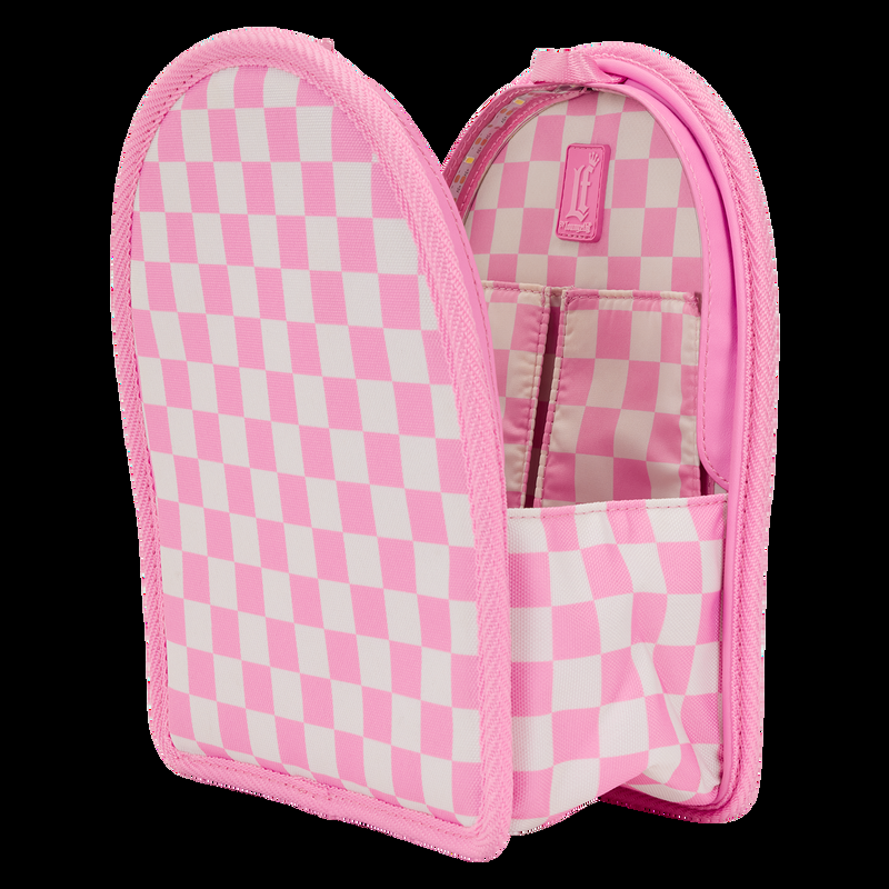 loungefly Loungefly Pink Checkered Light-Up Mini Backpack Bag Organizer Insert