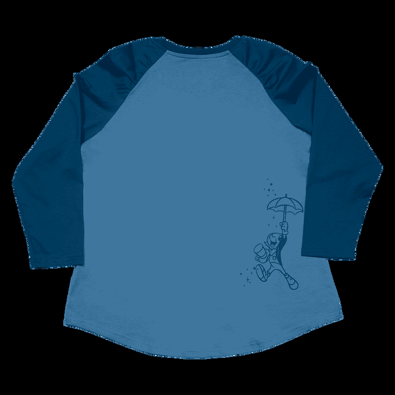 Loungefly Pinocchio Blue Fairy Unisex Raglan Tee