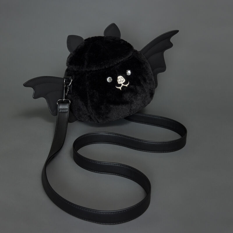 Loungefly Loungefly Plush Bat Figural Crossbody Bag