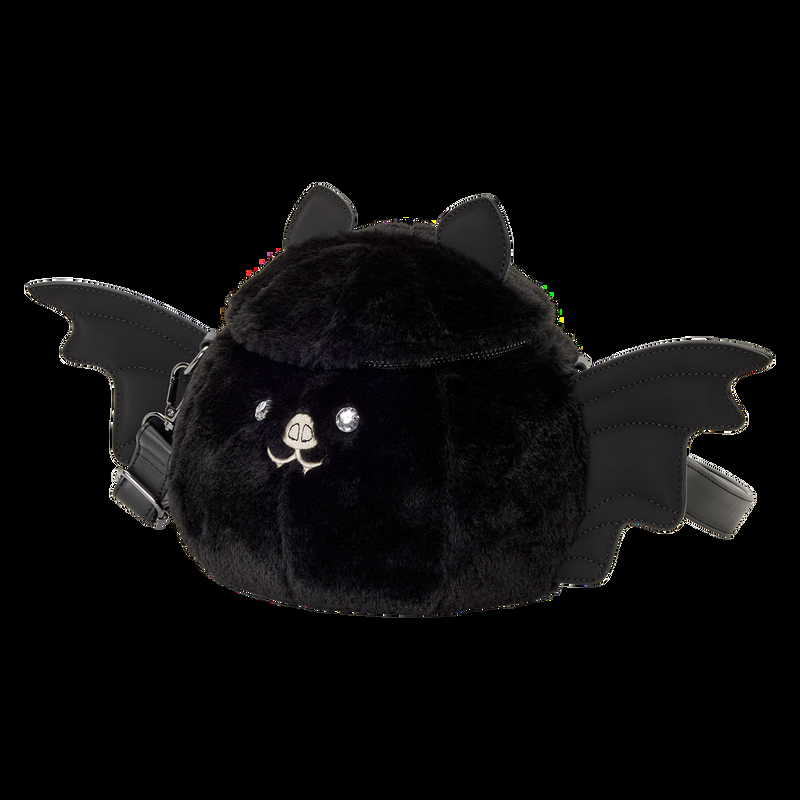 Loungefly Loungefly Plush Bat Figural Crossbody Bag