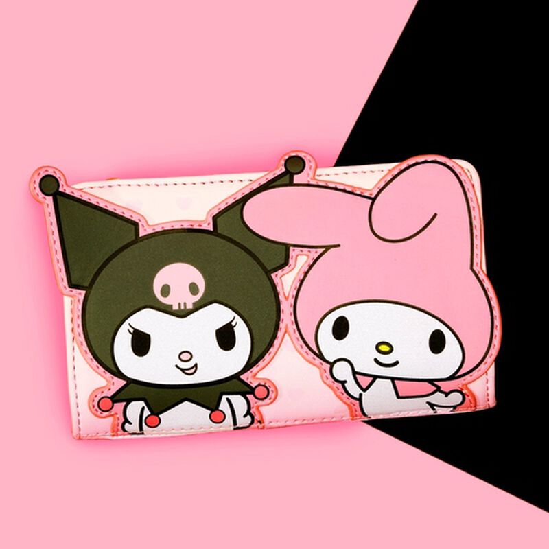 Loungefly Sanrio My Melody & Kuromi Flap Wallet