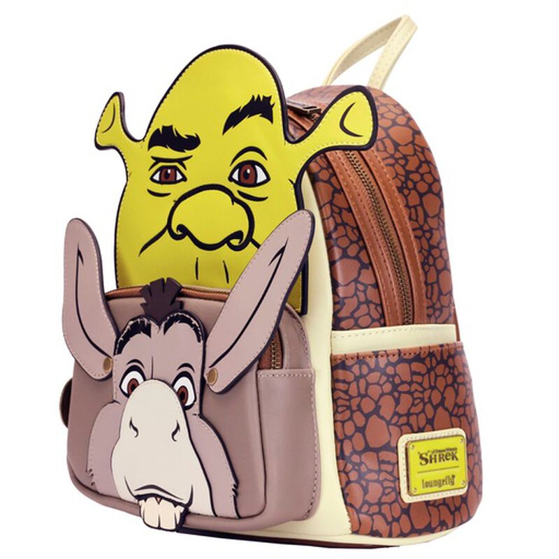 Loungefly Shrek And Donkey Cosplay Mini Backpack