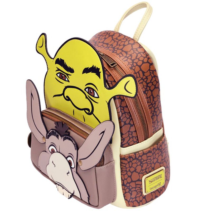 Loungefly Shrek And Donkey Cosplay Mini Backpack
