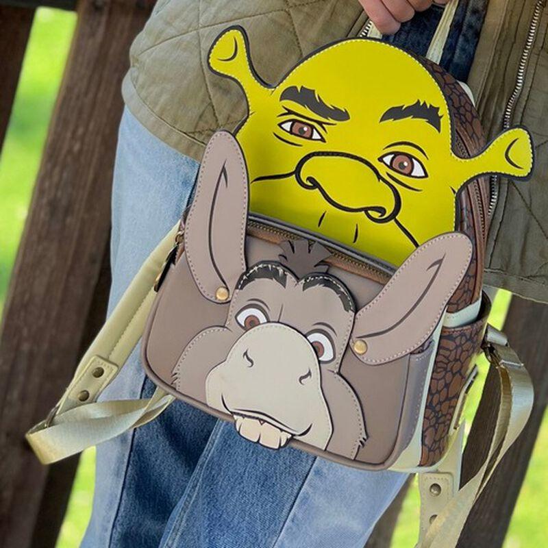 loungefly Shrek and Donkey Cosplay Mini Backpack