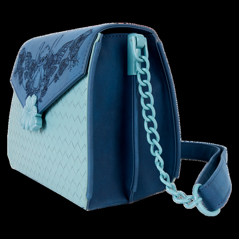 Loungefly Stitch Embroidered Floral Crossbody Bag