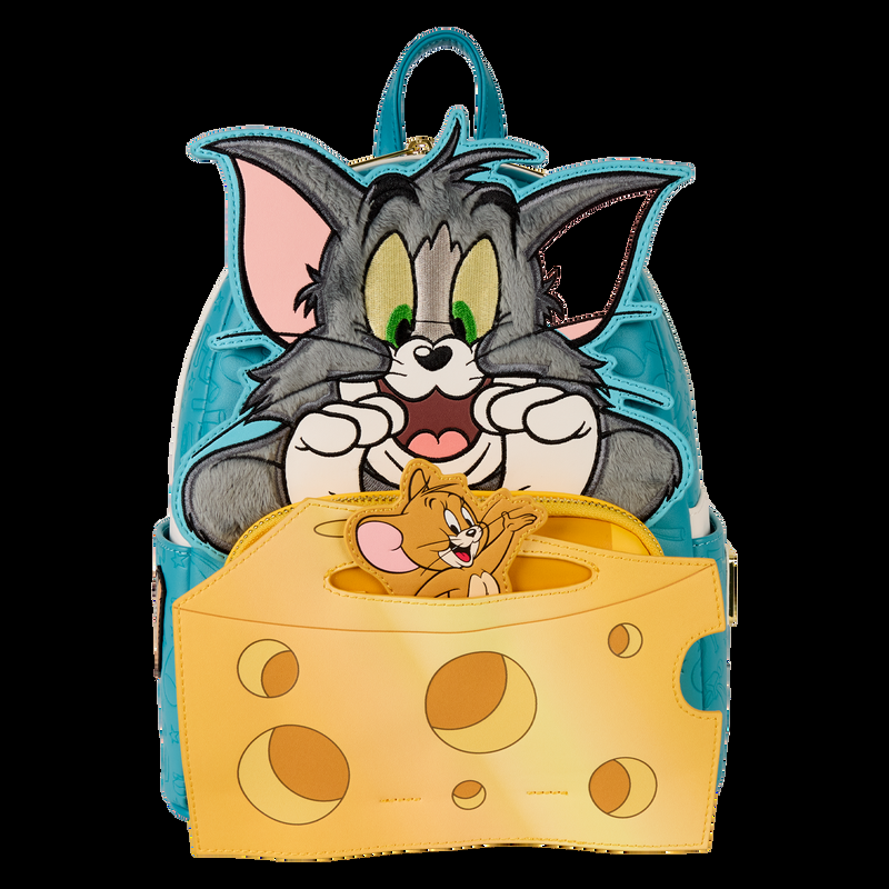 Loungefly Tom And Jerry Plush Pop-Up Mini Backpack