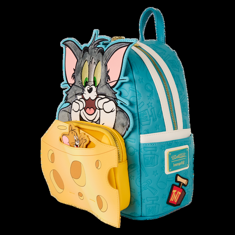 Loungefly Tom And Jerry Plush Pop-Up Mini Backpack