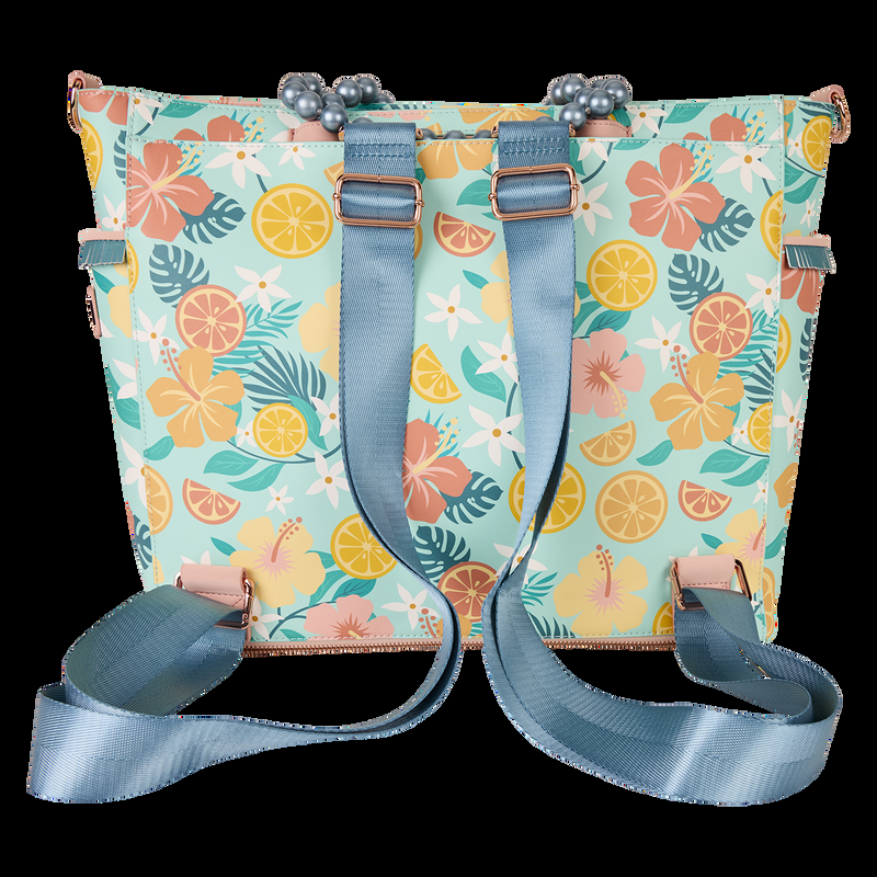 Loungefly Loungefly Tropical Lemon Floral Convertible Backpack & Tote Crossbody Bag