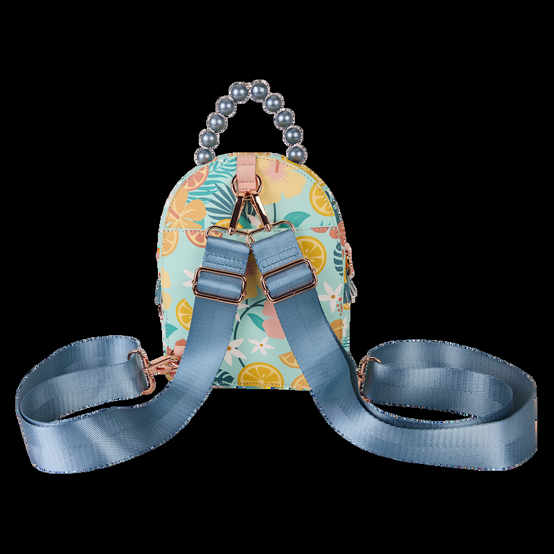 Loungefly Loungefly Tropical Lemon Floral Convertible Mini Backpack & Crossbody Bag