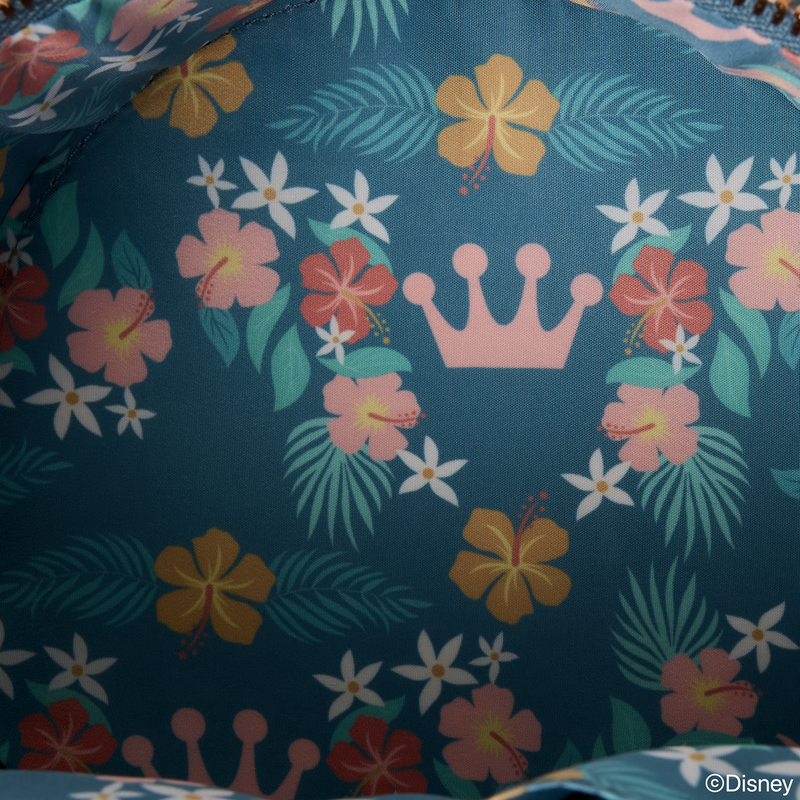 Loungefly Loungefly Tropical Lemon Floral Convertible Mini Backpack & Crossbody Bag