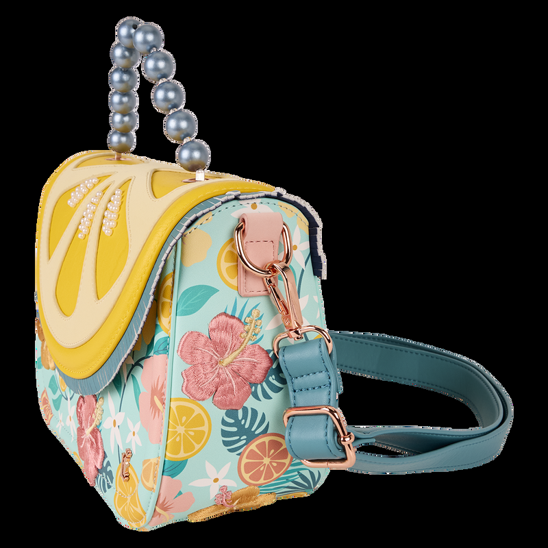 Loungefly Loungefly Tropical Lemon Floral Crossbody Bag