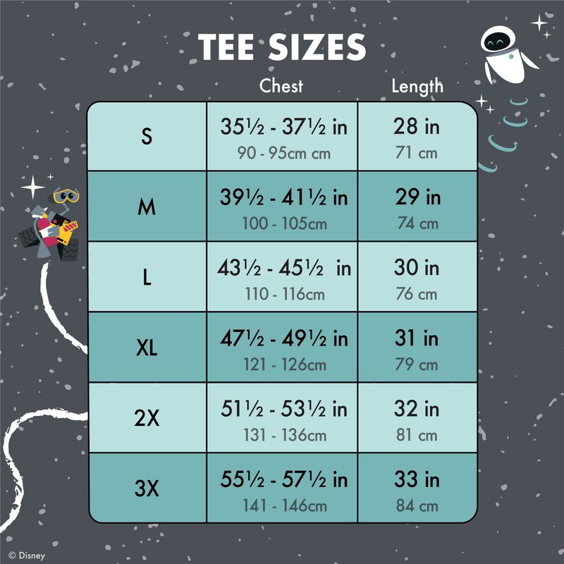 Loungefly WALL-E & EVE Unisex Tee