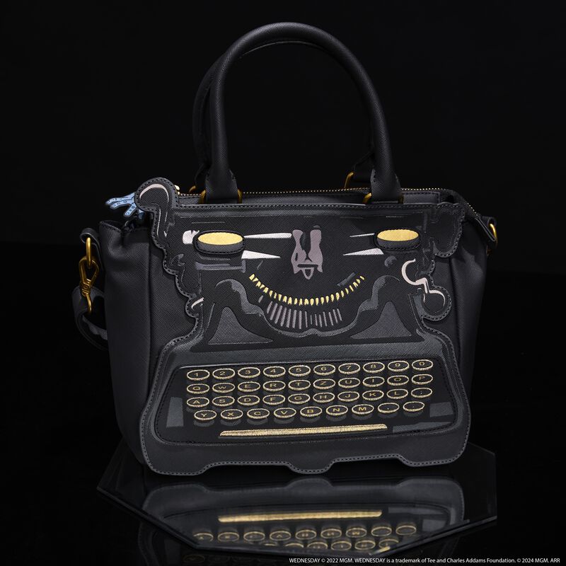 loungefly Wednesday Typewriter Crossbody Bag
