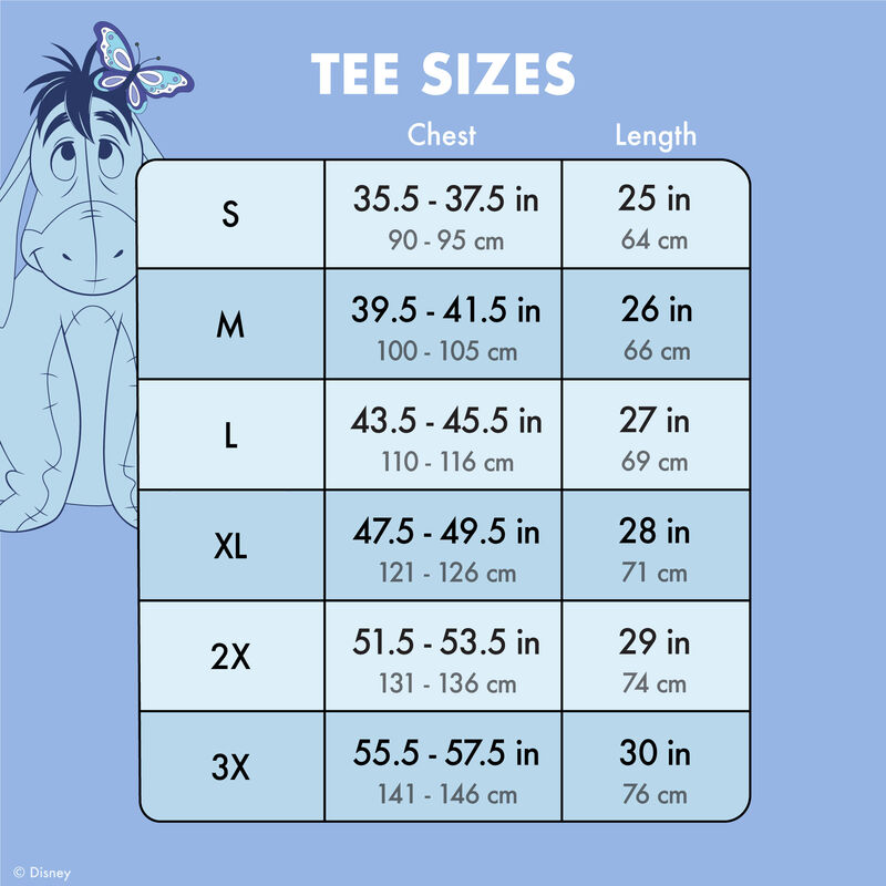 Loungefly Winnie The Pooh Eeyore Unisex Raglan Tee