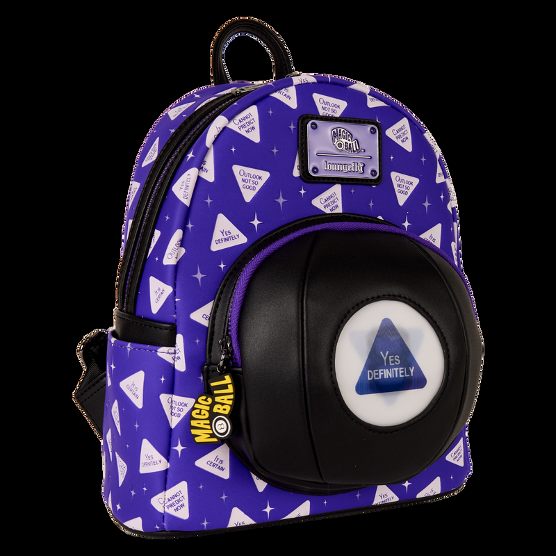 Loungefly Magic 8 Ball All-Over Print Lenticular Mini Backpack
