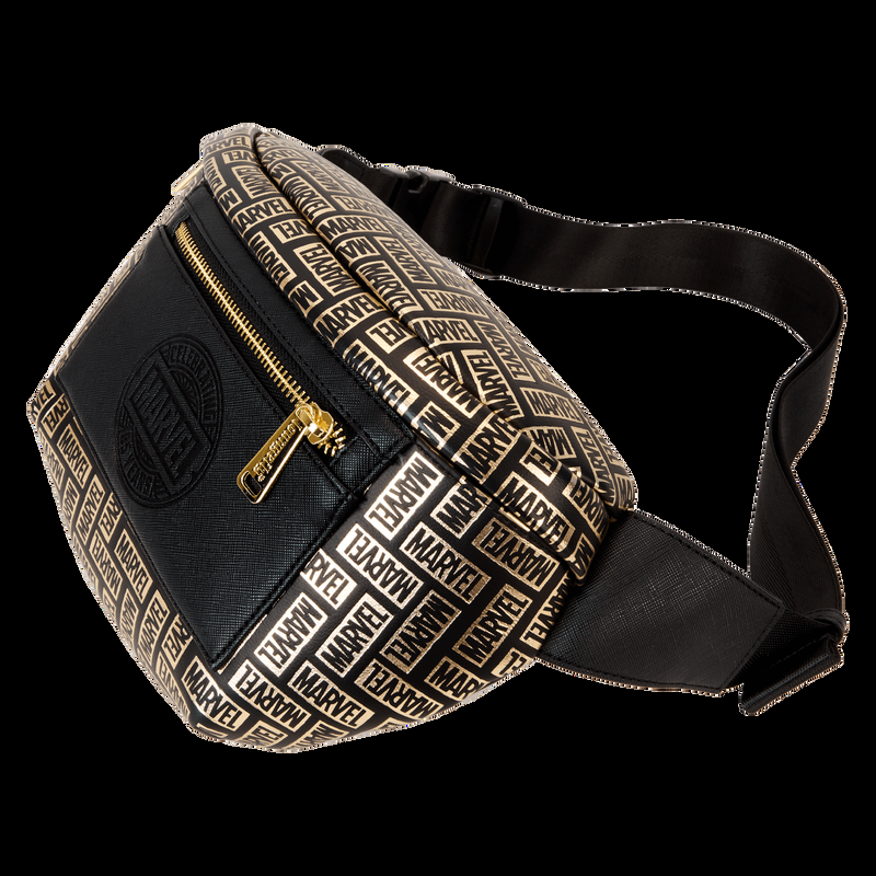 Loungefly Marvel 85th Anniversary All-Over Print Logo Convertible Belt Bag