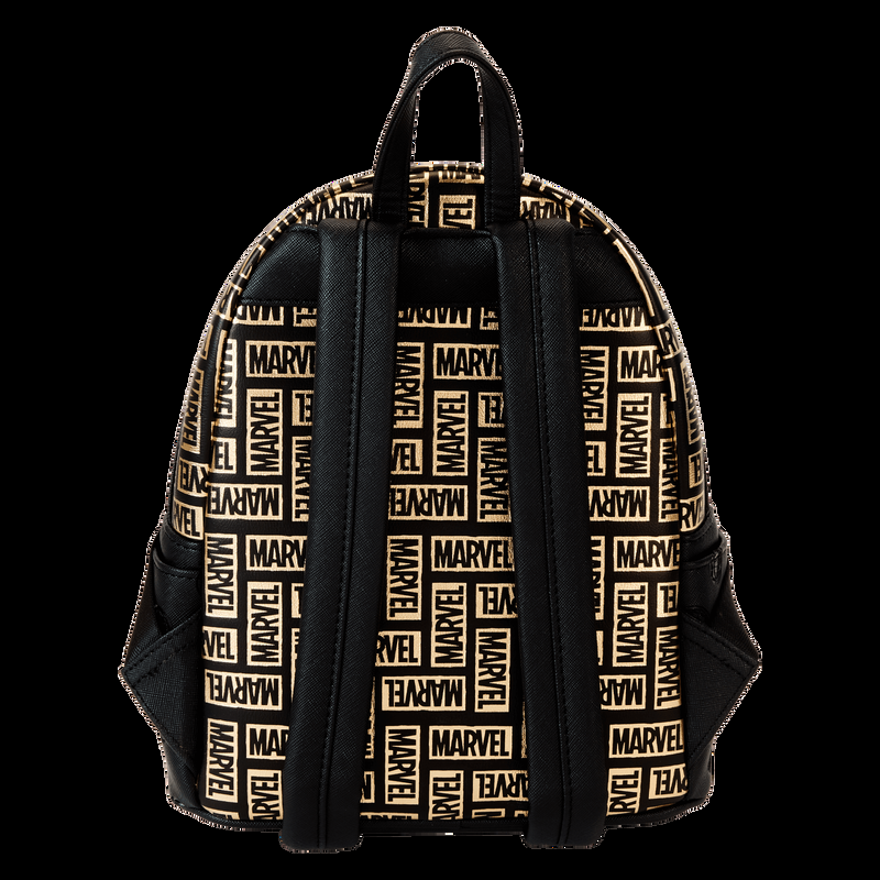 Loungefly Marvel 85th Anniversary All-Over Print Logo Mini Backpack