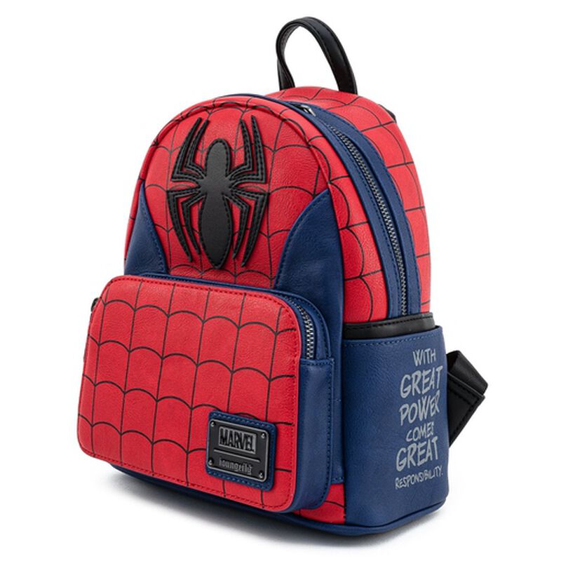 loungefly Marvel Spider-Man Classic Cosplay Mini Backpack