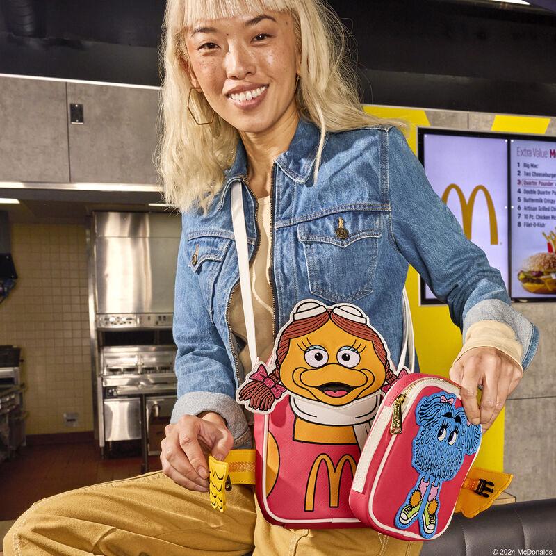 Loungefly McDonald's Birdie The Early Bird Crossbuddies® Cosplay Crossbody Bag With Coin Bag