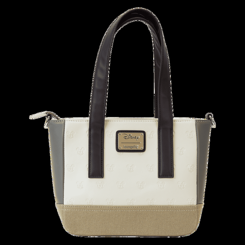 Loungefly Mickey & Friends Canvas Mini Tote Crossbody Bag