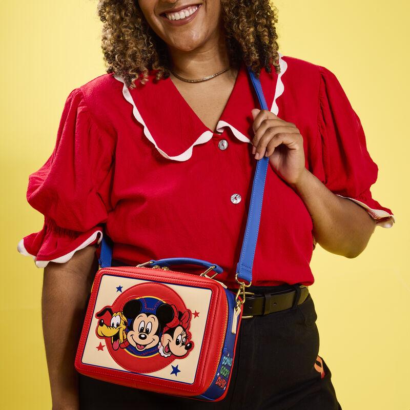 loungefly Mickey & Friends Classic Lunchbox Crossbody Bag