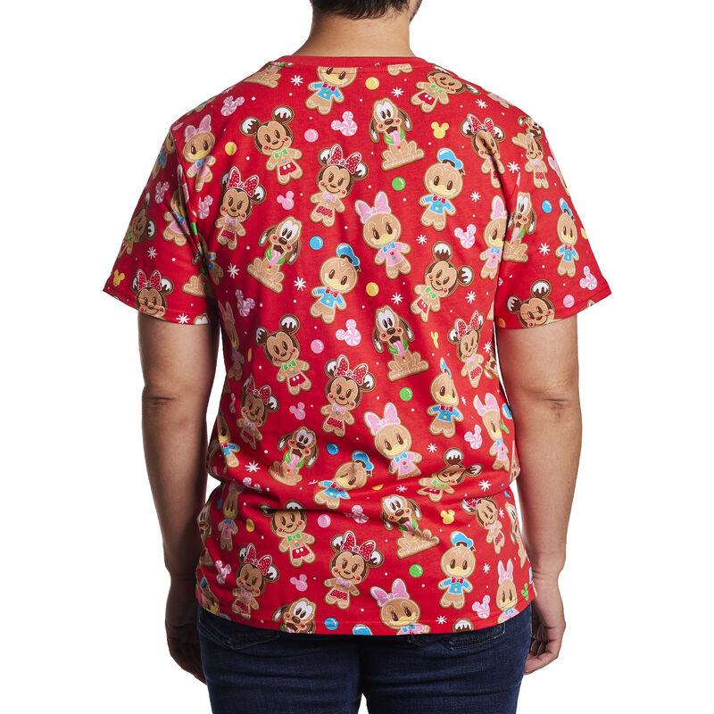 Loungefly Mickey & Friends Gingerbread Cookie All-Over Print Unisex Tee