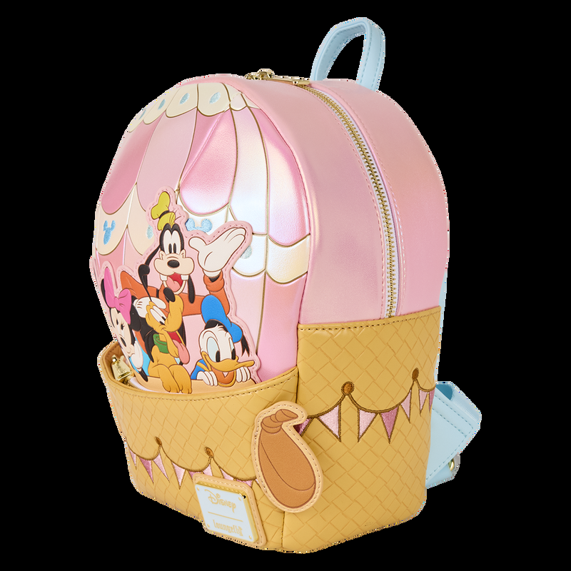 Loungefly Mickey & Friends Hot Air Balloon Figural Mini Backpack