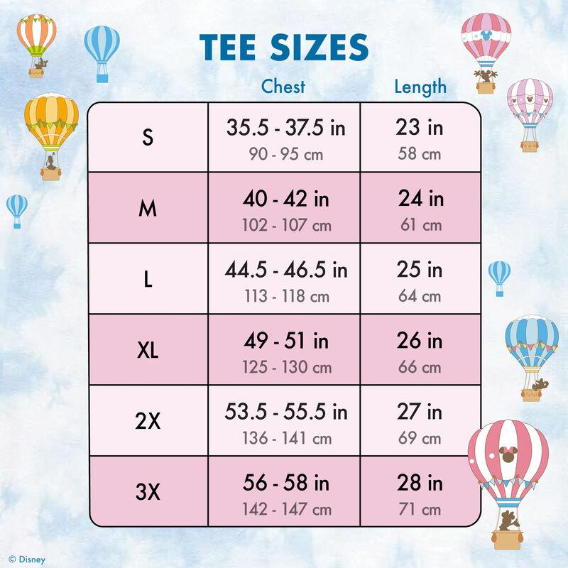 Loungefly Mickey & Friends Hot Air Balloon Tie-Dye Swing Tee