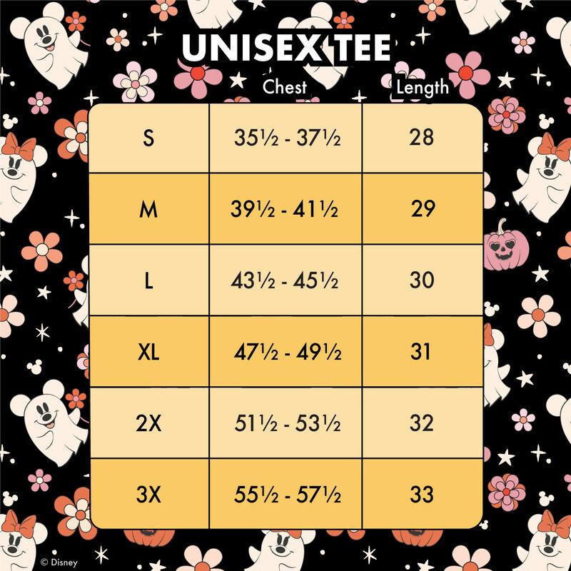 Loungefly Mickey & Minnie Floral Ghost All-Over Print Unisex Tee