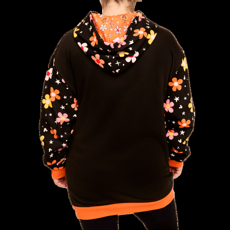 Loungefly Mickey & Minnie Floral Ghost Glow Unisex Hoodie