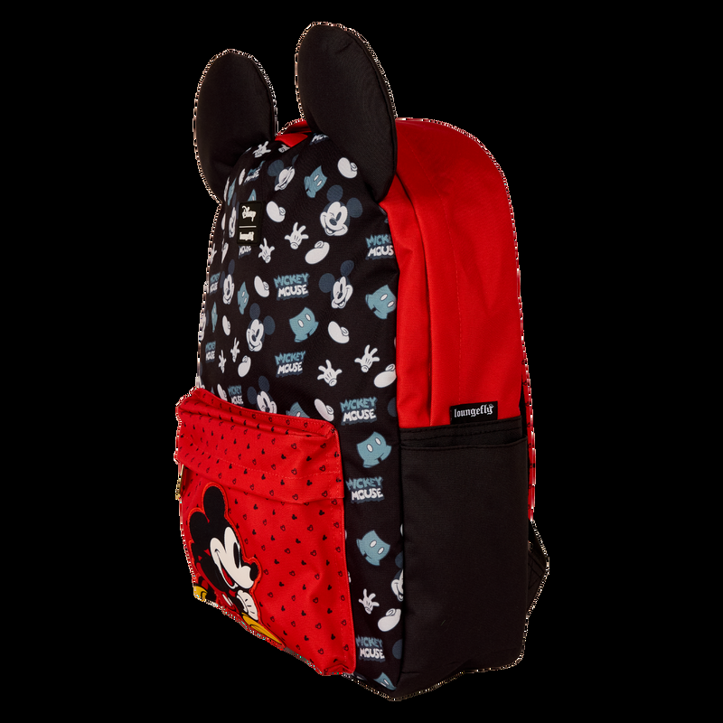 Loungefly Mickey Mouse All-Over Print Full-Size Backpack