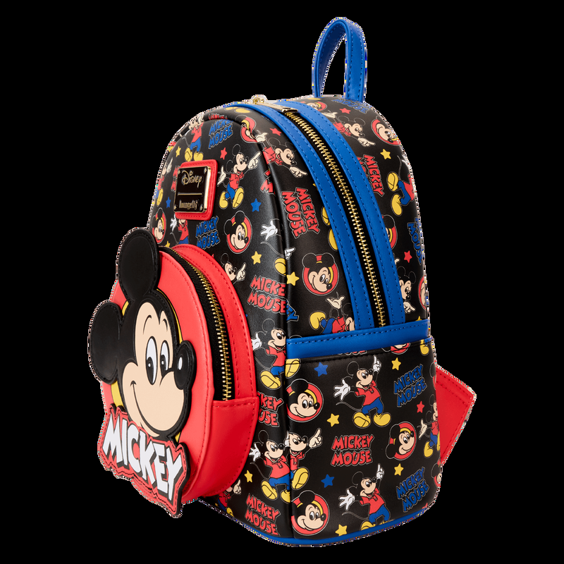 Loungefly Mickey Mouse Classic All-Over Print Mini Backpack