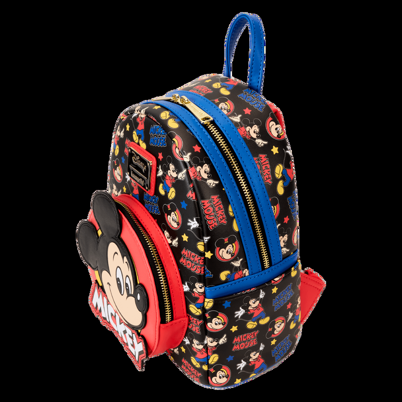 Loungefly Mickey Mouse Classic All-Over Print Mini Backpack