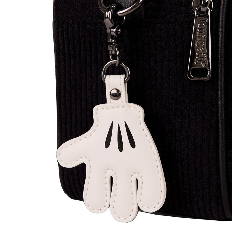 Loungefly Mickey Mouse Classic Corduroy Convertible Mini Backpack & Crossbody Bag