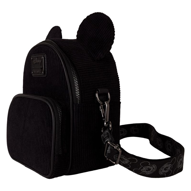 loungefly Mickey Mouse Classic Corduroy Convertible Mini Backpack & Crossbody Bag