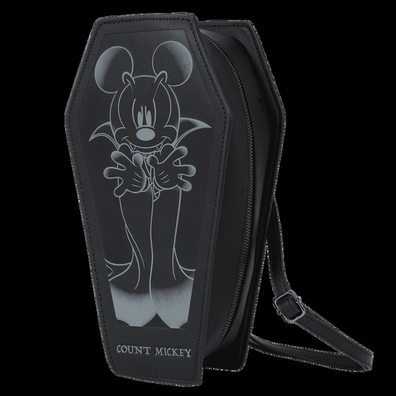 loungefly Mickey Mouse Exclusive Coffin Figural Convertible Backpack & Crossbody Bag