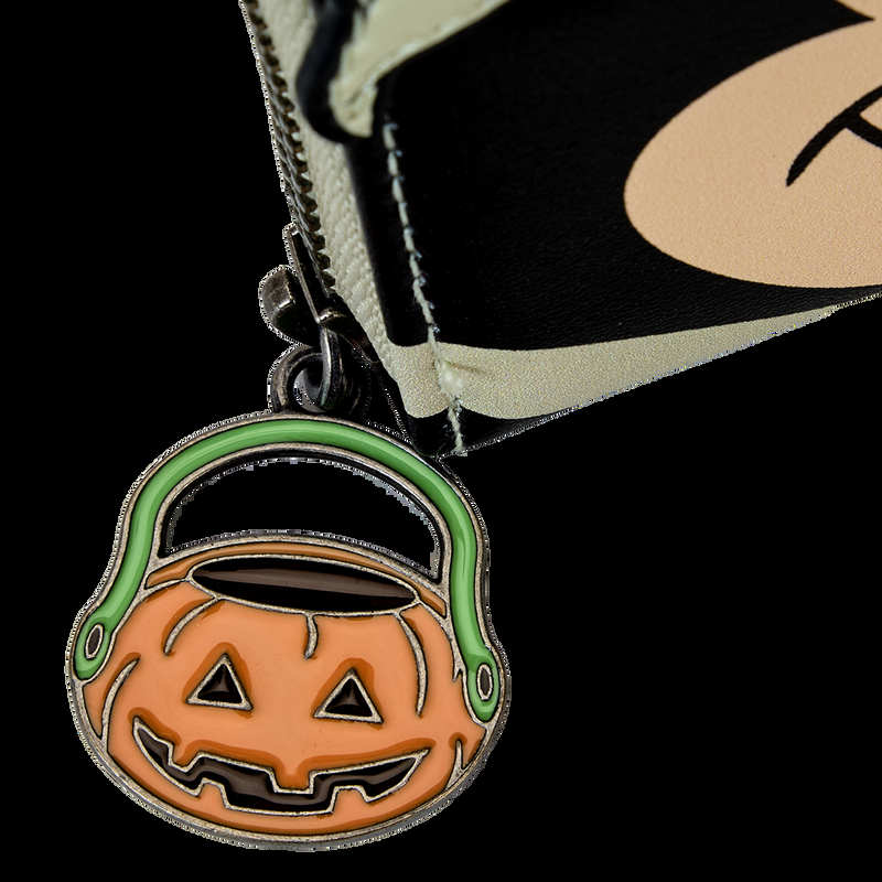 Loungefly Mickey Mouse Mummy Cosplay Glow Zip Around Wallet