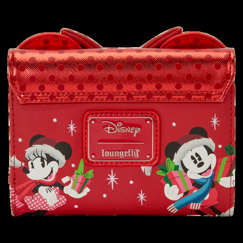 Loungefly Minnie Mouse Exclusive Holiday Ornaments Wallet