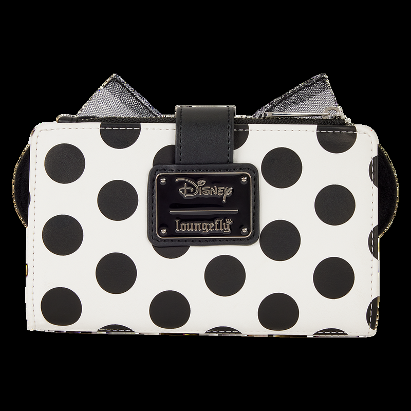 Loungefly Minnie Mouse Exclusive Polka Dot Pearl Flap Wallet