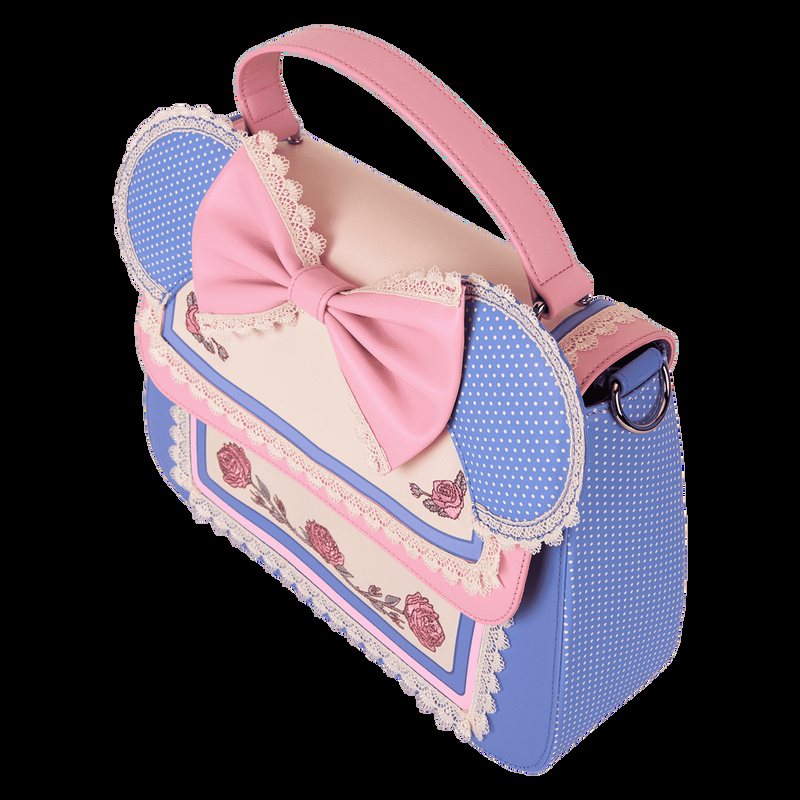 Loungefly Minnie Mouse Floral And Lace Crossbody Bag