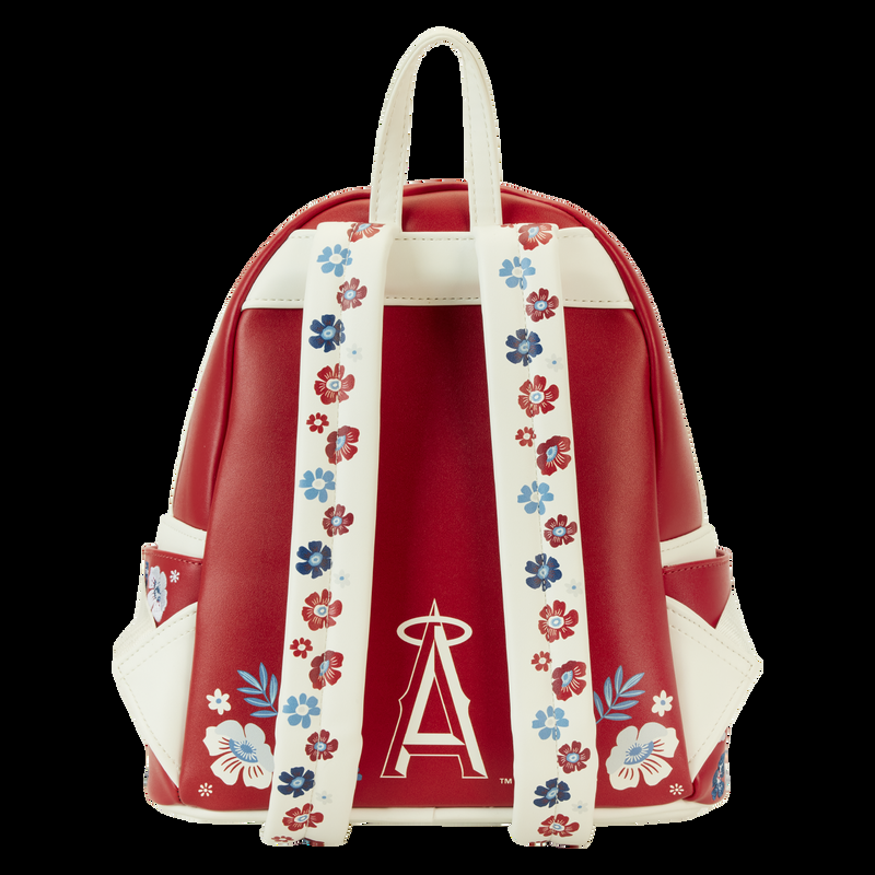 Loungefly MLB Los Angeles Angels Floral Mini Backpack