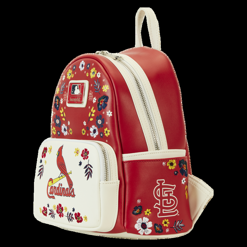 Loungefly MLB St. Louis Cardinals Floral Mini Backpack